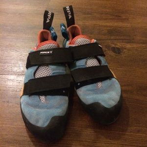 Scarpa rock climbing shoes
